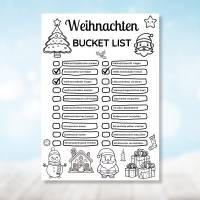 Weihnachten Bucket List für die ganze Familie zum Ausdrucken, Weihnachtsaktivitäten Checkliste Bild 3