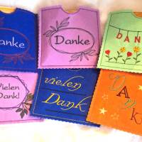 Stickdatei Schokohülle SET danke für quadratische Schokotafeln Bild 4