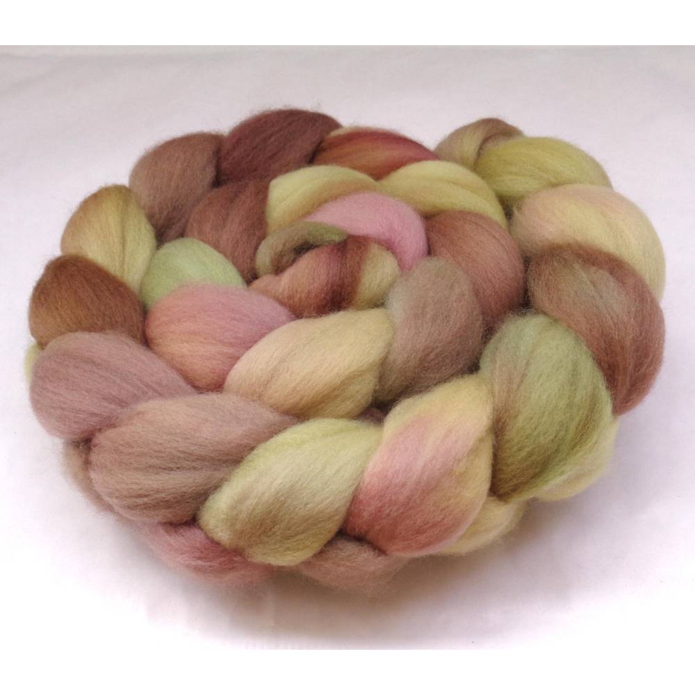 Handgefärbte Wolle zum Filzen/Spinnen superweich 100g, Polwarth