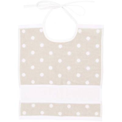 RICO Frottee Lätzchen zum Besticken 30x34 cm diverse Farben mit Stickbordüre für Kreuzstich