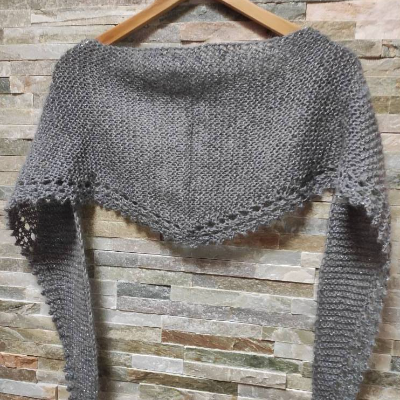 Strickanleitung ( Deutsch) einfachste Lace Schal - Tuch stricken