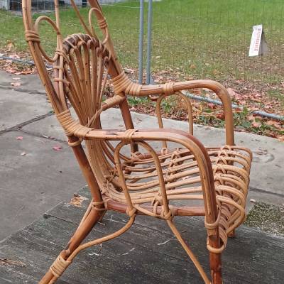 Alter Kinder Stuhl - stabiler Zustand  - Nachlass aus Brandenburg - 50er Jahre