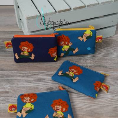 Kleines Täschchen Pumuckl – Geldbeutel & Schlüsselanhänger aus Baumwolle