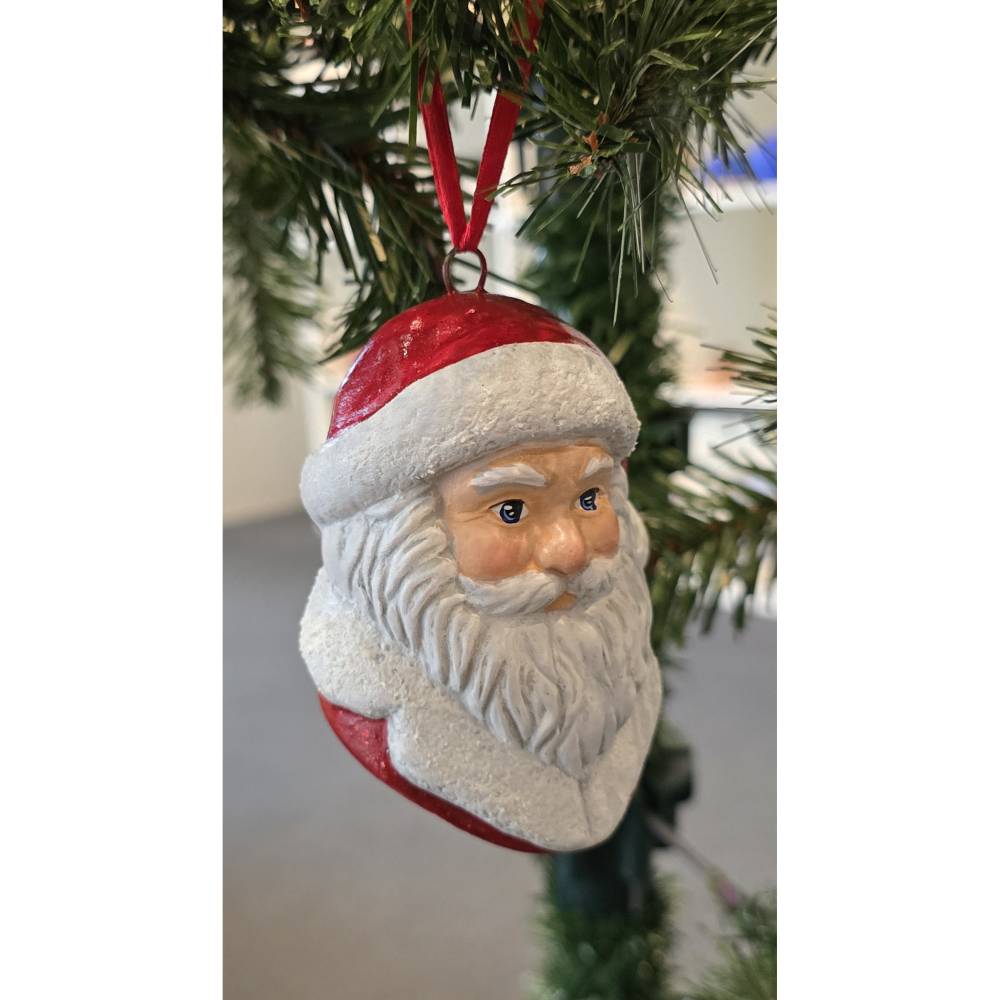 Weihnachtsbaumschmuck aus Keramik Santa Claus Weihnachtsmann