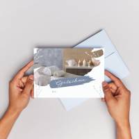 Wellness Geschenkgutschein | Gutschein Vorlage zum ausdrucken pdf | Spa Gutscheine für Frauen | last minute Geschenk Bild 7