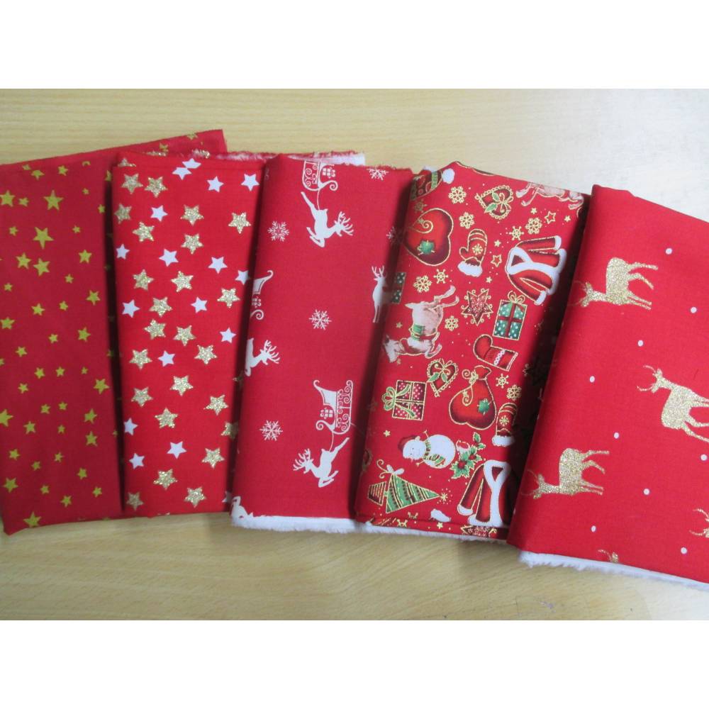 Nähen Patchwork Paket Weihnachten Stoffpaket Patchwork Quilt