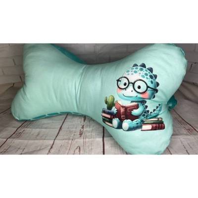 Sehr schönes Nackenkissen / Leseknochen / Lesekissen handgemacht, Handarbeit Drache