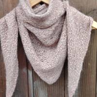 Strickanleitung einfachste Dreiecktuch, Wolltuch, Tuch stricken groß oder klein. (Sprache Deutsch) Bild 1