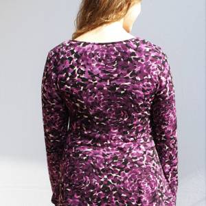 eBook Schnittmuster „Conny“ – Wickelkleid und Shirt mit hoher Taille, 4 Ärmellängen, Gr. 34-50, PDF-Format (A4, A0) Bild 3