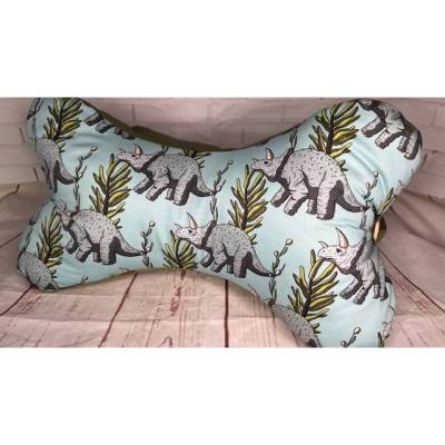 Sehr schönes Nackenkissen / Leseknochen / Lesekissen handgemacht, Handarbeit Dino