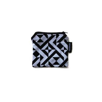 kleines KRIMSKRAMS Täschchen / Minimäppchen/ KleinGELDtäschchen/ Unikat/ Handmade *BLACK & WHITE*