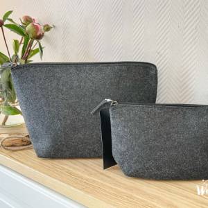Personalisierte Tasche aus Filz | Kosmetiktasche | Filz | Reiseapotheke | Medizintasche | Medikamententasche | Notfallta Bild 7