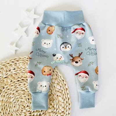 Pumphose Größe 68 mint Weihnachten 