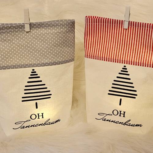 Lichthaus | Lichterhaus | Lichterhäuser | Weihnachten | Geschenk aus Stoff