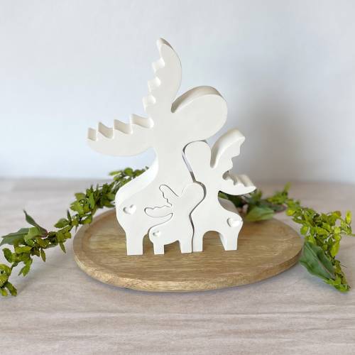 Elch * Rentier * Elchfamilie * Hygge * Dekoration * Skandinavisch