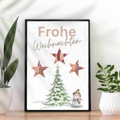 Weihnachten Geldgeschenk Schneemann | Wunscherfüller | Geschenkidee Weihnachtsgeld | Kleine Weihnachtsgeschenke 