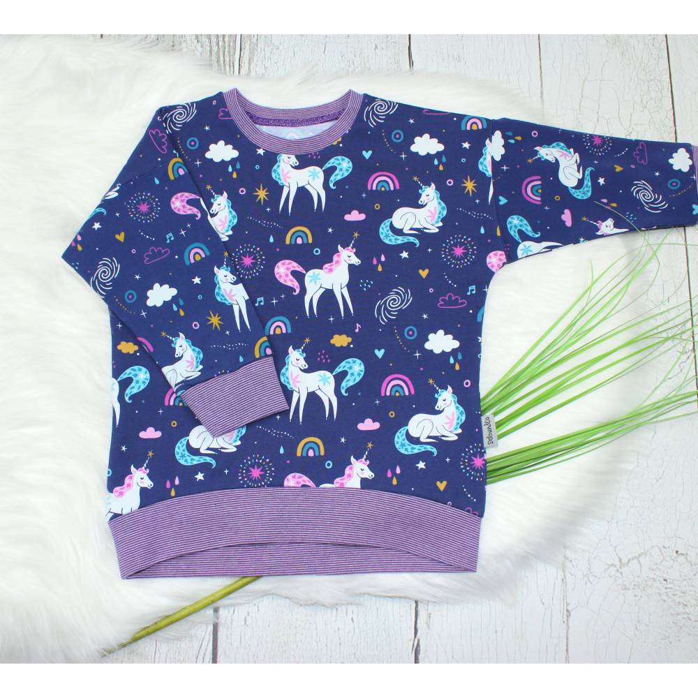 Einhorn Oversize Sweater Pullover Einhörner