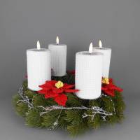 Häkelanleitung Teelichthalter - einfach häkeln - vielseitig zu Weihnachten dekorieren Bild 6