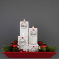 Häkelanleitung Teelichthalter - einfach häkeln - vielseitig zu Weihnachten dekorieren Bild 7