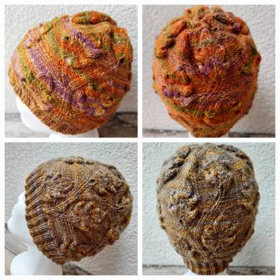 Mütze Wilderness of Nature Eichenblätter | Strickanleitung