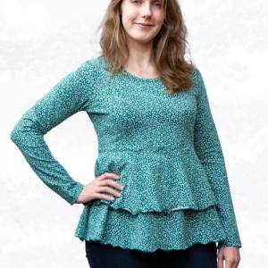 Schnittmuster „Leonie“ – Jerseyshirt mit Empire-Teilung, Größen 34-50, PDF eBook Bild 2