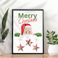 Geldgeschenk Weihnachten Weihnachtsmann | Wunscherfüller | Geschenkidee Geld | Kleine Weihnachtsgeschenke Last Minute Bild 1