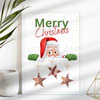 Geldgeschenk Weihnachten Weihnachtsmann | Wunscherfüller | Geschenkidee Geld | Kleine Weihnachtsgeschenke Last Minute Bild 6