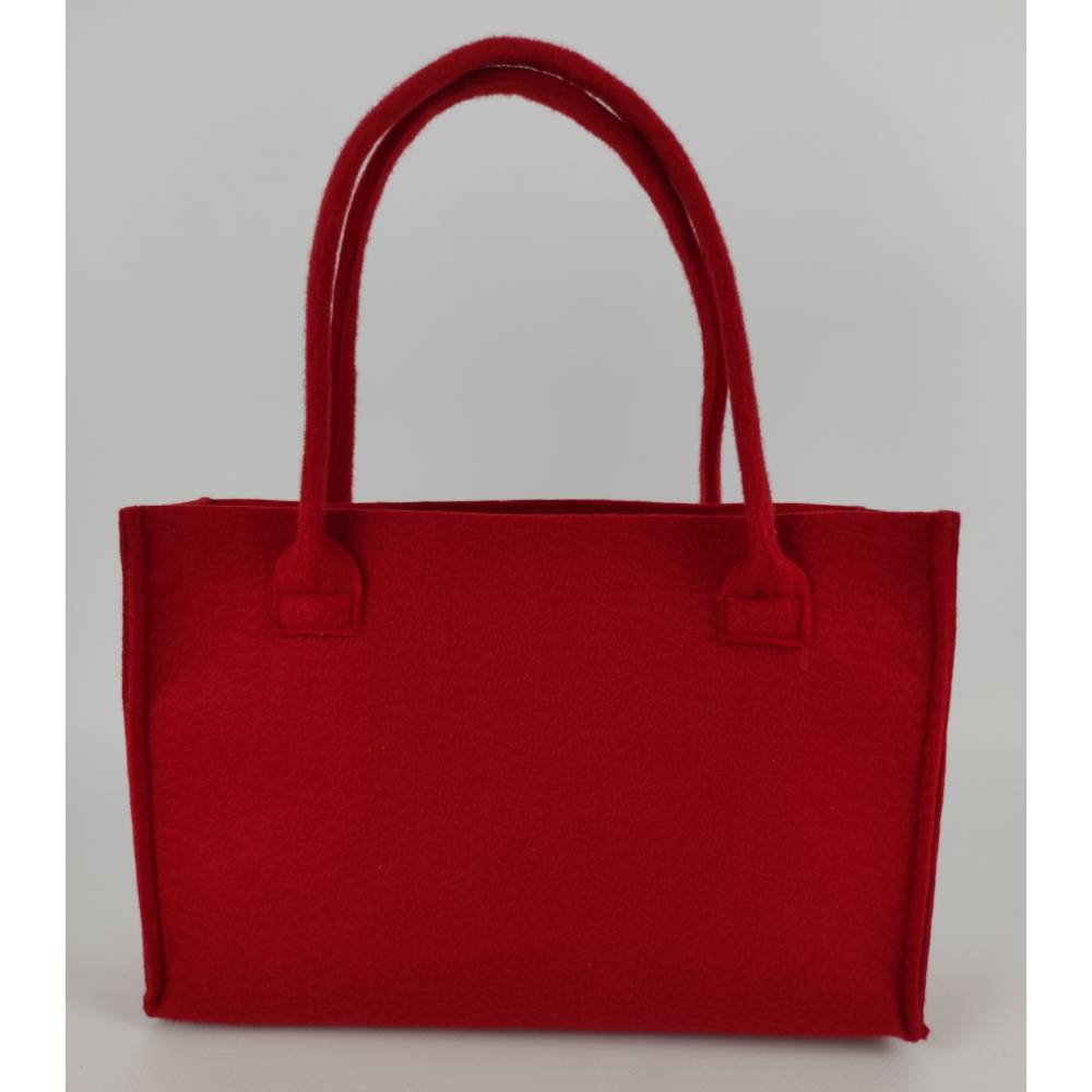 Kleine Filztasche, Kindergartentasche, Filzshopper, Einkaufstasche
