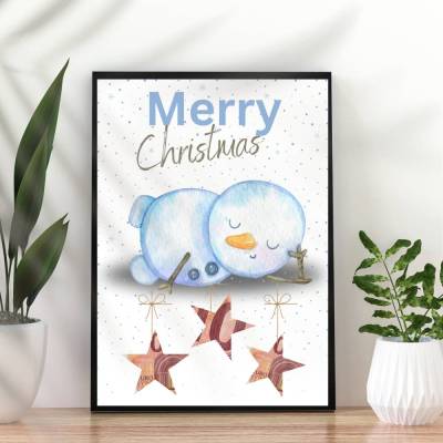 Geldgeschenk Weihnachten Schneemann | Wunscherfüller | Geschenkidee Geld | Kleine Weihnachtsgeschenke Last Minute