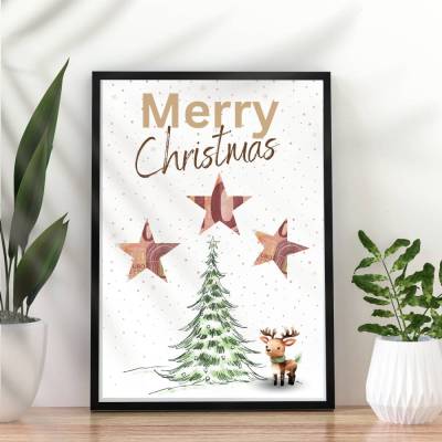 Geldgeschenk Weihnachten Rentier Tanne | Wunscherfüller | Geschenkidee Geld | Kleine Weihnachtsgeschenke Last Minute