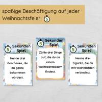 5 Sekunden Weihnachten Spiel für Kinder zum Ausdrucken, schöne Spielidee zum Weihnachtsfest Bild 5