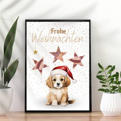 Wunscherfüller Weihnachten Hund | Geldgeschenk | Geschenkidee Geld | Kleine Weihnachtsgeschenke Last Minute