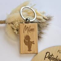 Geschenk Patentante Taufe - personalisiertes Holzschild für die Patentante - Geschenk Patentante - Taufgeschenk Patin Bild 9
