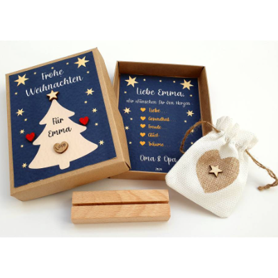 Geldgeschenk Weihnachten Mädchen Junge, Geschenkschachtel Geschenkbox, Weihnachtsgeschenk