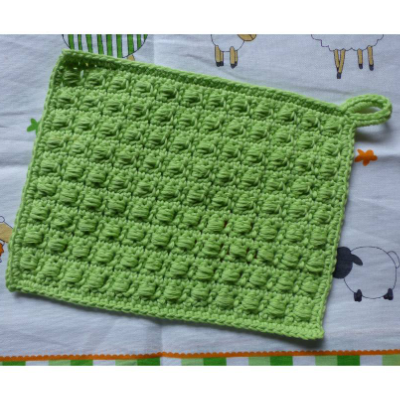 Freebie - Häkelanleitung für ein Spültuch / Topflappen / Topfuntersetzer