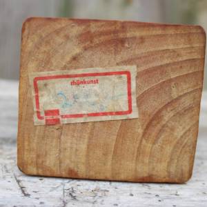geschnitzter Nachtwächter mit Laterne und Lanze Rhönkunst Holzfigur Vintage DDR Bild 9