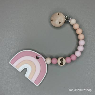 Set Schnullerkette mit Anhänger 