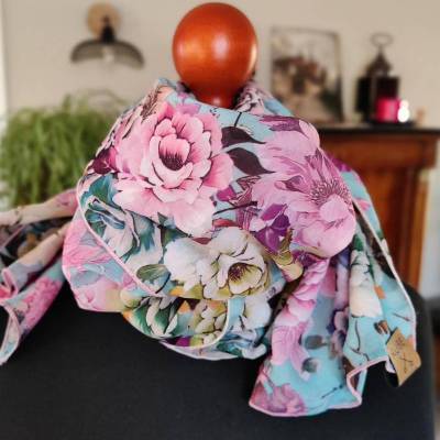 Weiches florales  Chiffontuch