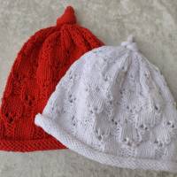 Strickanleitung Frühjahrs-Mütze Kira - KU 36 - 55 cm Bild 2