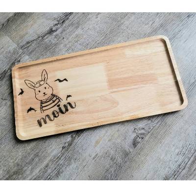 Dekotablett * Bambus * moin *Matrosenhase * Tablett