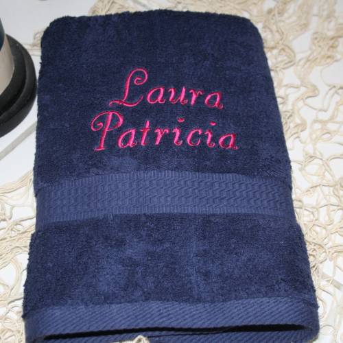 Handtuch mit Namen bestickt S W589