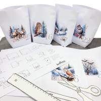 DIY Adventskalendertüten Waldtiere – PDF Download zum Basteln & Verpacken Bild 3