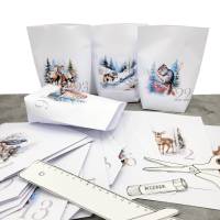 DIY Adventskalendertüten Waldtiere – PDF Download zum Basteln & Verpacken Bild 4