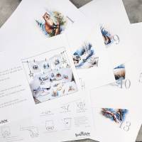 DIY Adventskalendertüten Waldtiere – PDF Download zum Basteln & Verpacken Bild 6