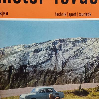 tschechoslowakische motor-revue    8/69   technik/sport/touristik