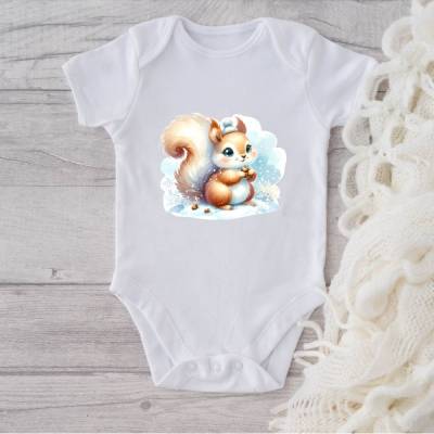 Bügelbild Winterlicher Biber ca. 5cm, 10cm und 15cm