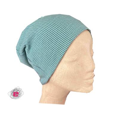 Mütze, Beanie, mint, Bio