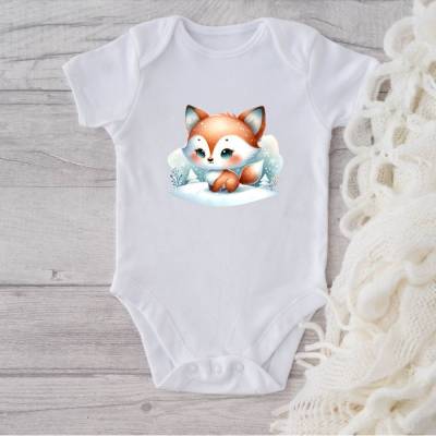 Bügelbild Winterlicher Fuchs ca. 5cm, 10cm und 15cm