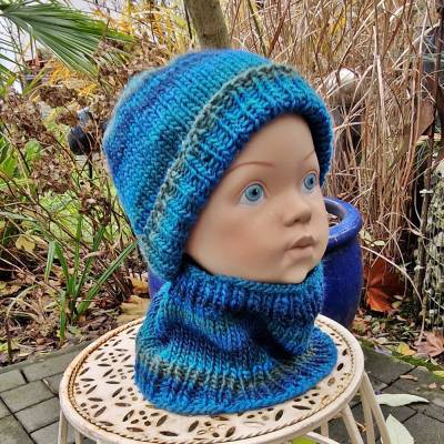 Set**Mütze und Halssocke***1-3 Jahre***Farbverlauf
