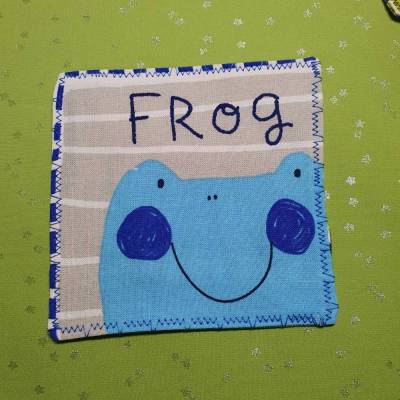 Beidseitig verwendbarer, genähter Tassenuntersetzer 